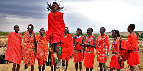 Masai Mara tribal dance