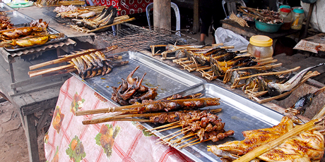 Siem Reap food stalls