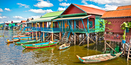 Floating village, Lake Tonle Sap