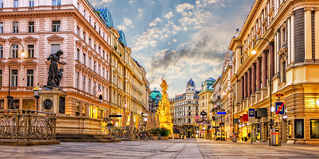 Street view of Vienna