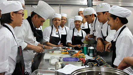KOTO kitchen trainees